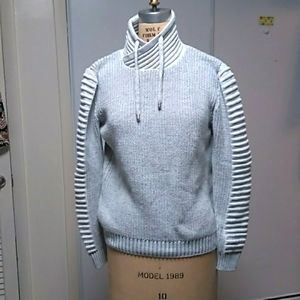 Light Grey shawl collar sweater